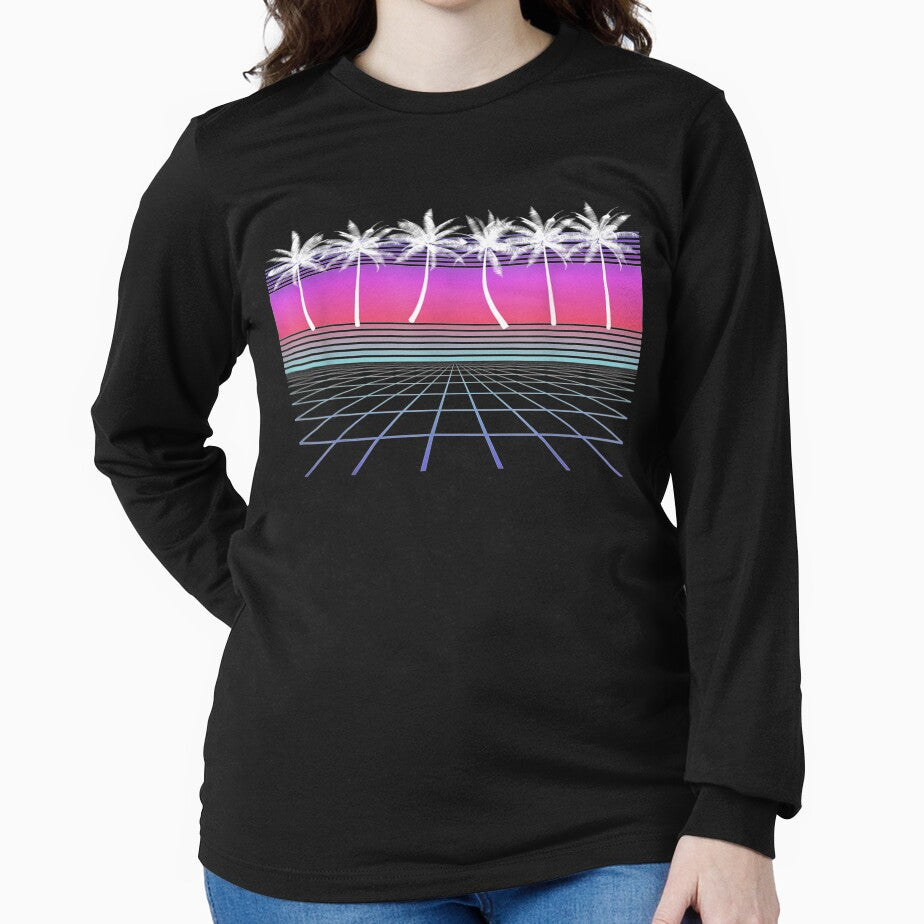 Palm Trees 80's 90's Beach Retro Vintage by nancyholly