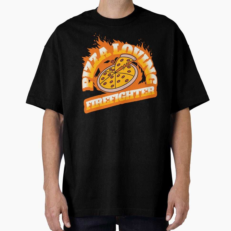 Pizza Loving Firefighter by NuttySqueaky
