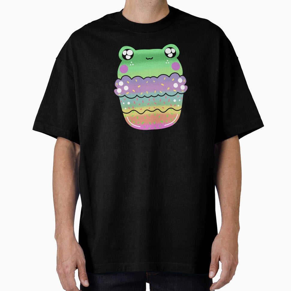 Cute kawaii frog chibi cake by Quacktails