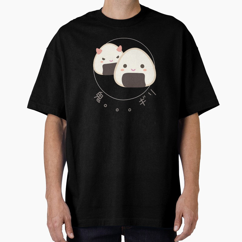 onigiri devil kawaii cute aesthetic by viyaura