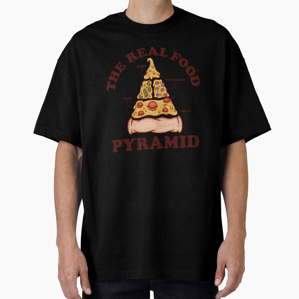 The Real Food Pyramid - Pizza Lover by Buzzworthy Threads