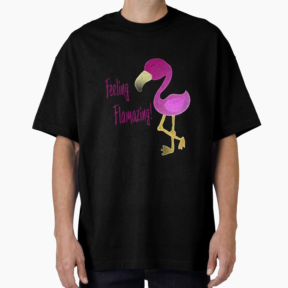 Funny Feeling Flamazing Flamingo by Hedgie Designs