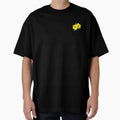 Yellow Hibiscus Flower Pocket Patch T-Shirt for Men and Women by AllStarMerch