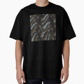 Futuristic Flow: Chrome Swirls & Iridescent Waves (Y2K) by SeanOsShirts