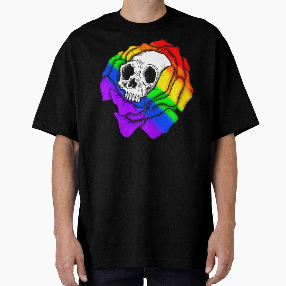 Skull Flower | Rainbow Goth | Dark Art | Macabre by fragi1eworks