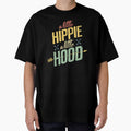 A little hippie a little hood funny quote vintage style arrow graphic by alenaz