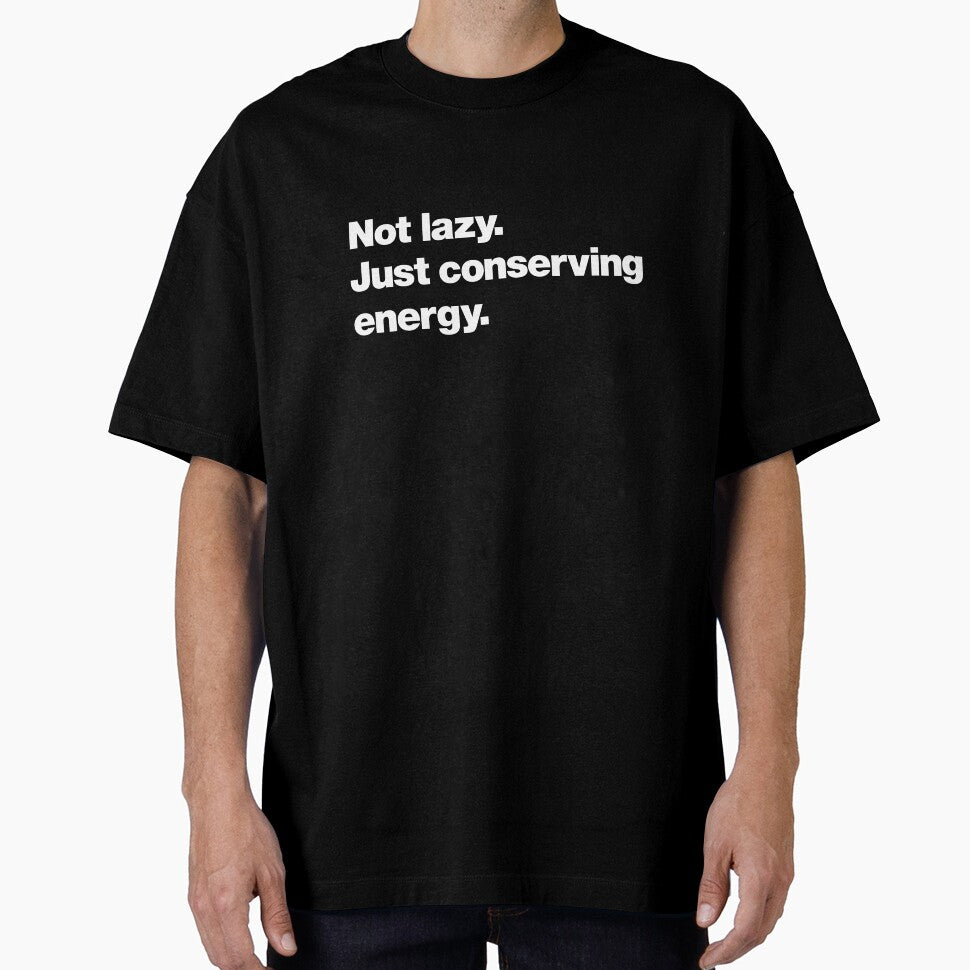 Not lazy. Just conserving energy. by chestify