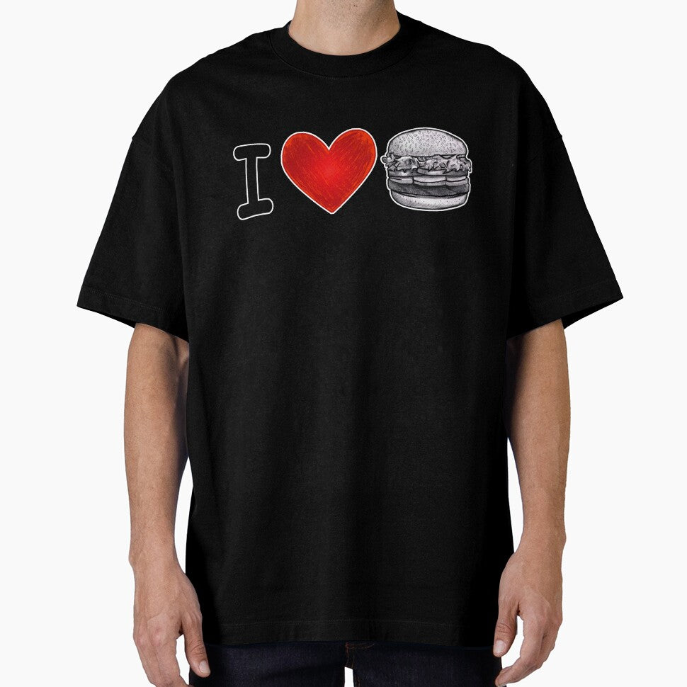 I LOVE BURGERS Black by Travis Scotti