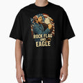 Rock, Flag and eagle by American Artist Designs
