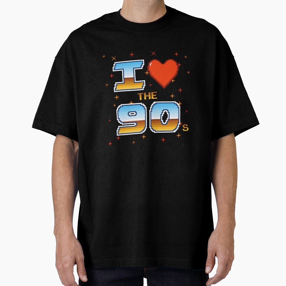 I Love the 90s Retro Pixel Gamer by pixeltogs