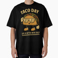 Taco Day – Funny Retro Taco Illustration with Attitude | Vintage Mexican Food Design by Still Hungry Shop