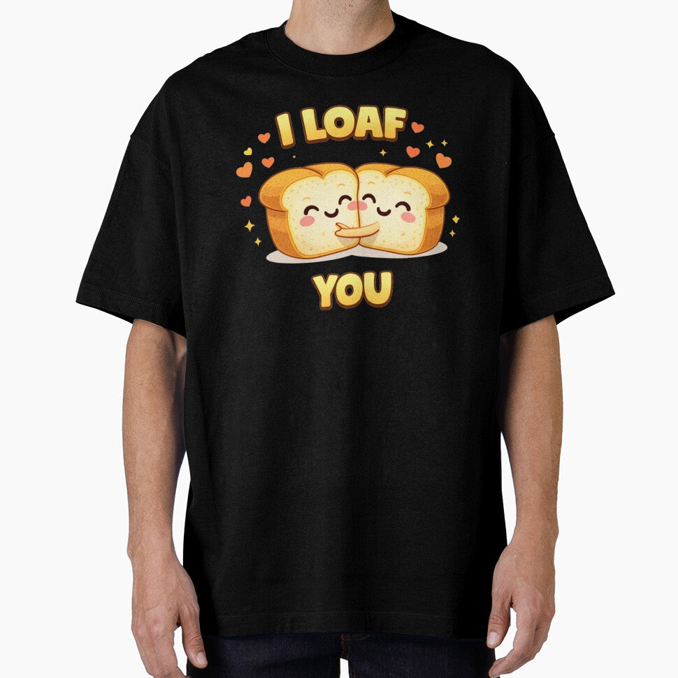 I Loaf You Cute Bread Pun by Papier Atelier Art