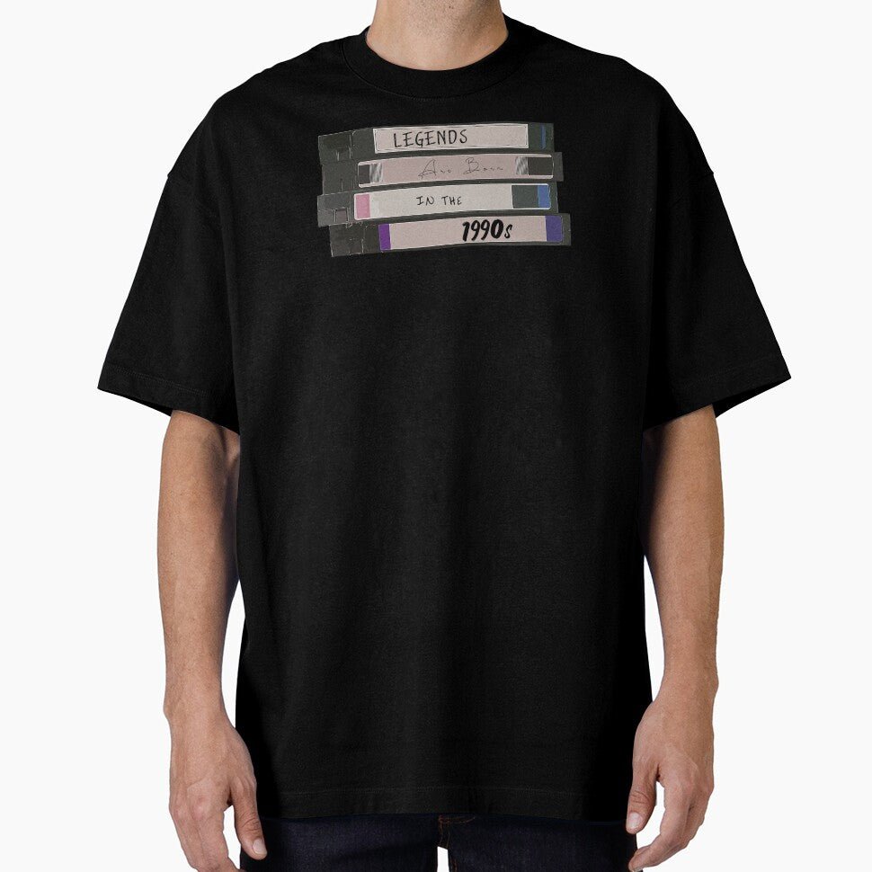 Legends are Born in the 90s – Retro VHS Nostalgia Design by MEMORY-LN-Tees