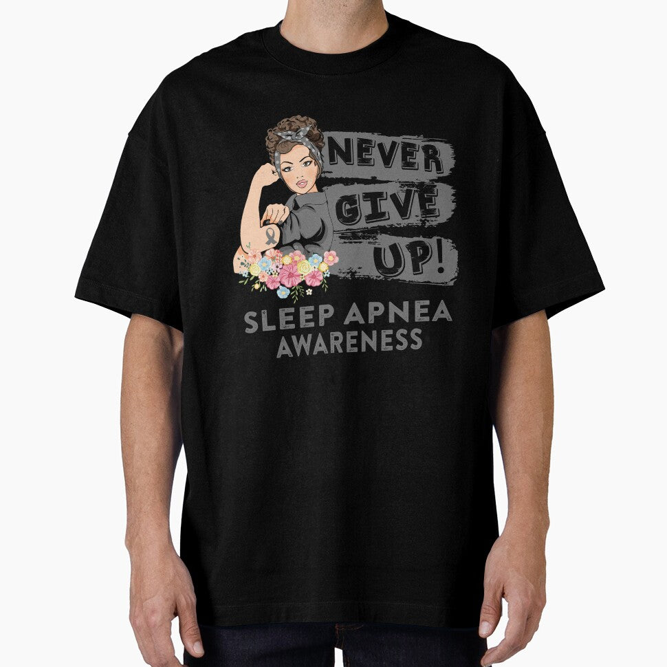 Sleep Apnea Warrior - Never Give Up! - Support Sleep Apnea Warrior Gifts by whlrcheryl