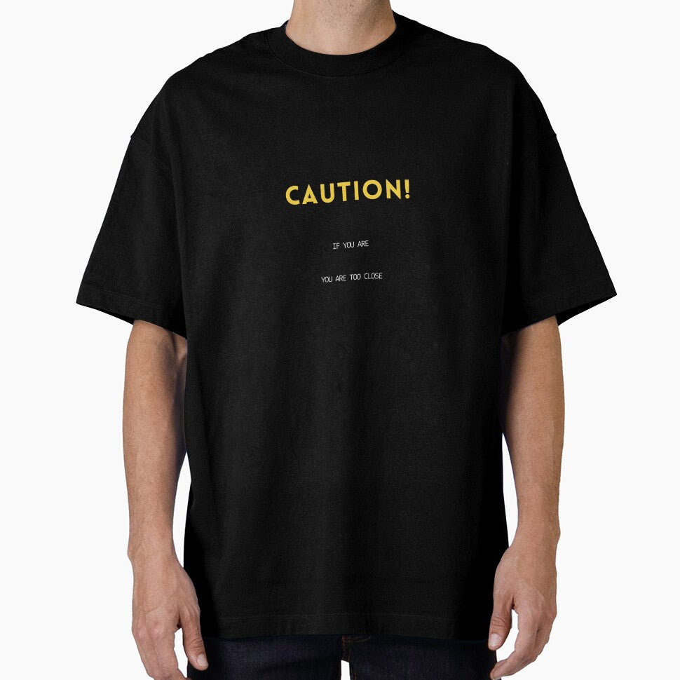 f you can read this, you're too close shirt Introvert quote design by Dominika Farkašová
