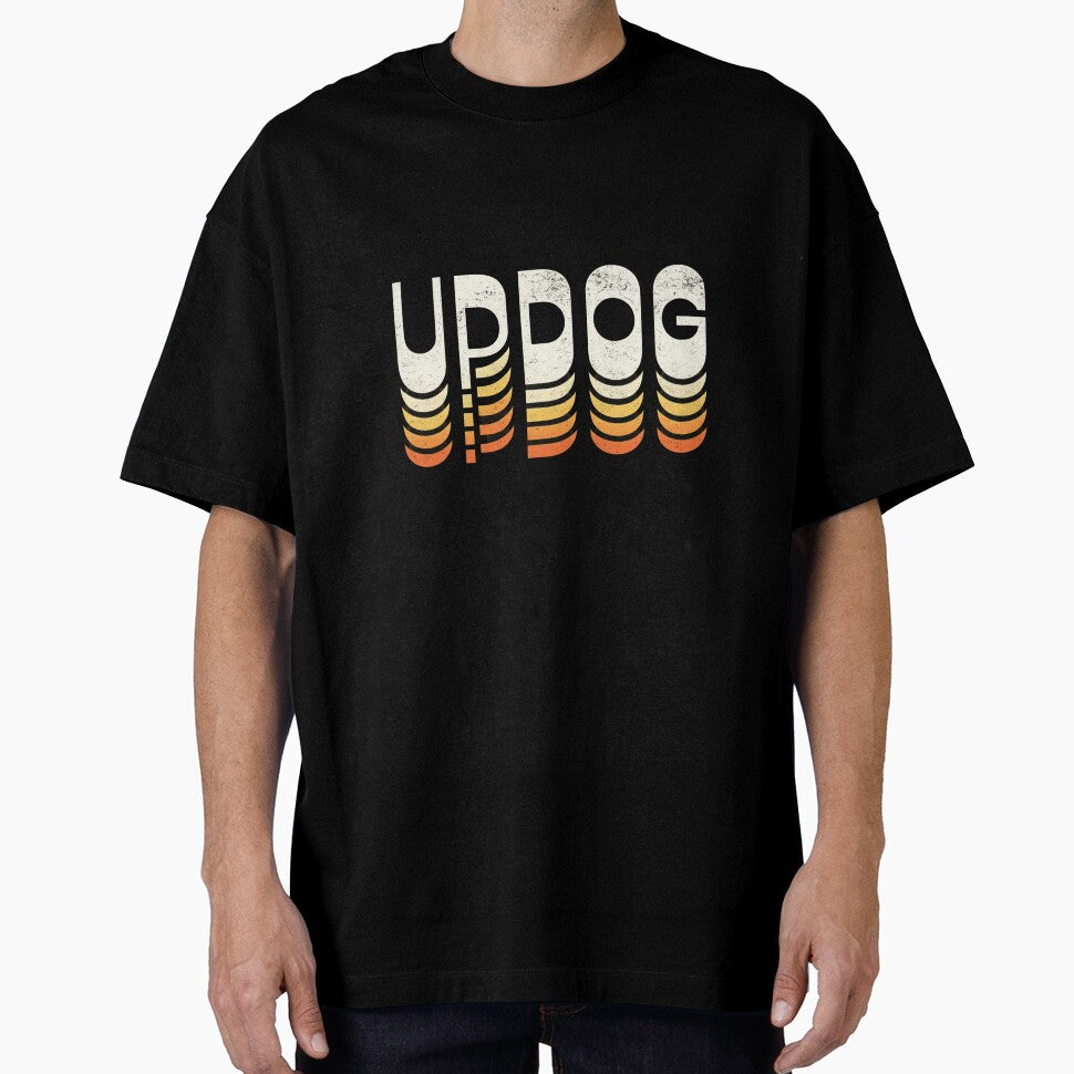 Updog Funny Meme Retro Vintage Stripe Humor by ZEtexaxe