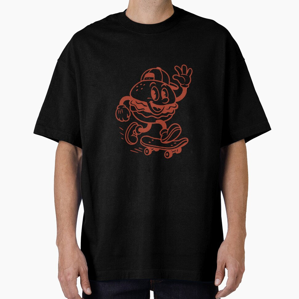 Skater Burger – Classic Red Roller by HoopeStylee