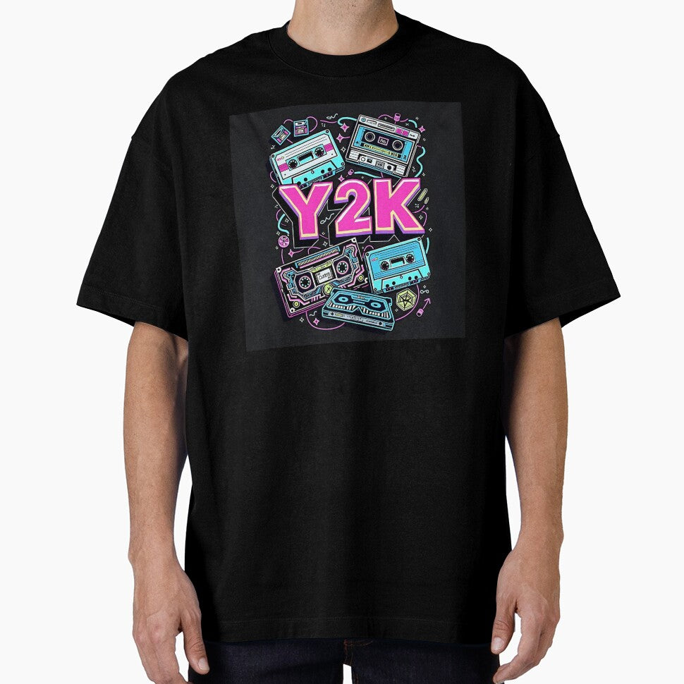 Y2K RETRO CASSETTE TSHIRT by giftoracreation