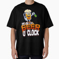 It’s Beer O’ Clock - Buzzed Cartoon Mug of Beer - Funny Bar by BeerTeesAndMore