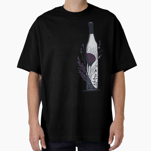 Aesthetic Flower Wine Bottle by Cravio