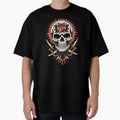 Skull With Rose Crossed Daggers Traditional Tattoo Style by Say It With Ink