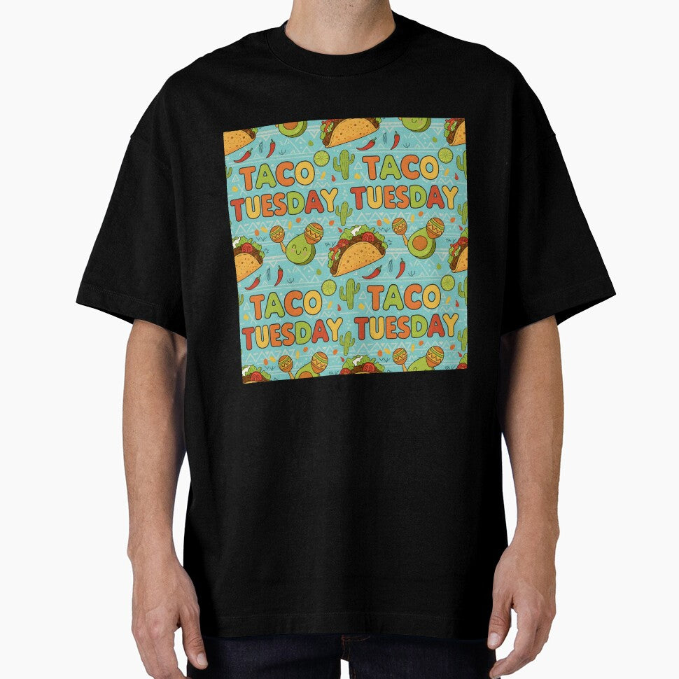 Taco Tuesday Fiesta Foodie Fun T-Shirt by nhk999