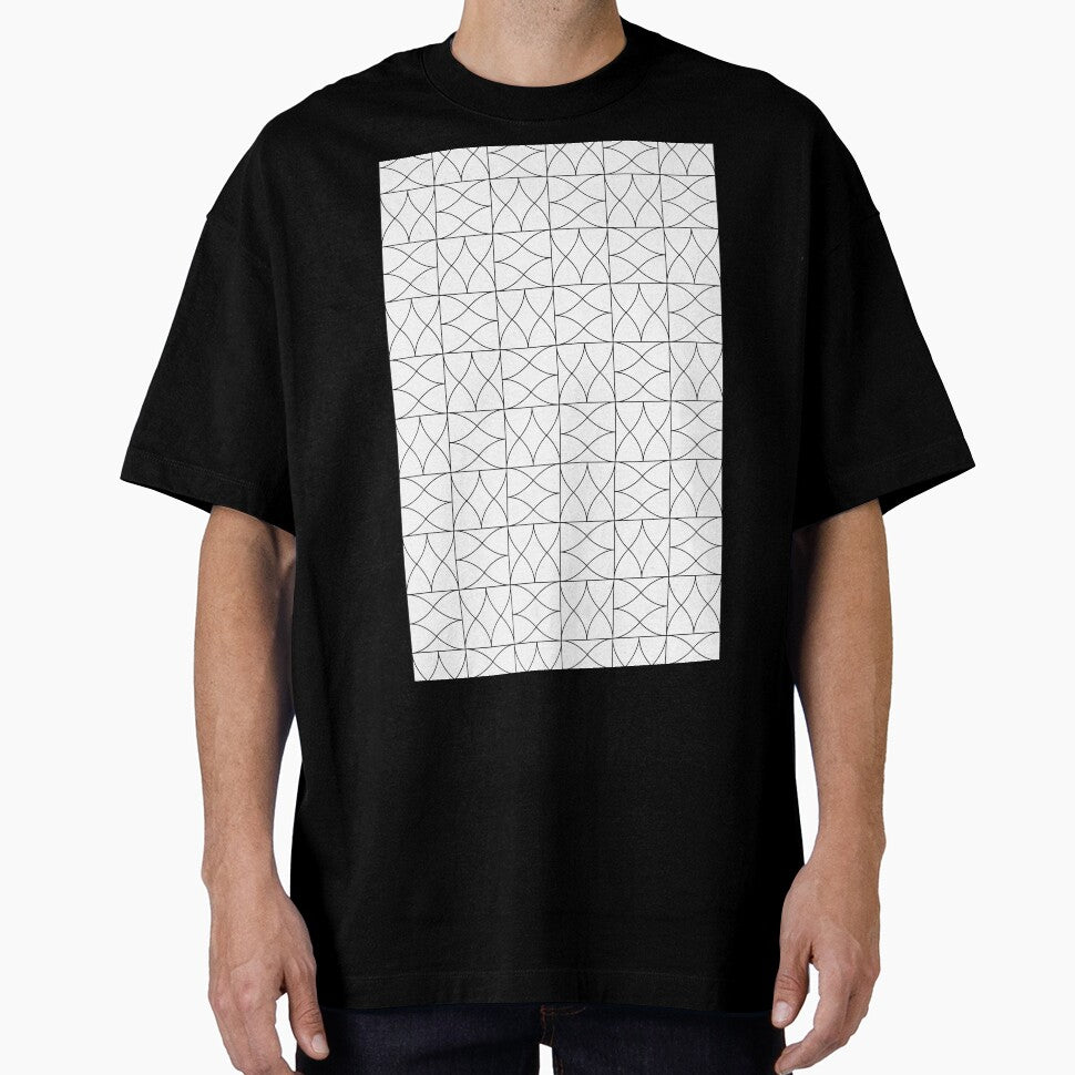 Black and White Diamond Modern Mid Century Geometric Pattern Scandinavian Rustic Interior 01 by BONBcreative