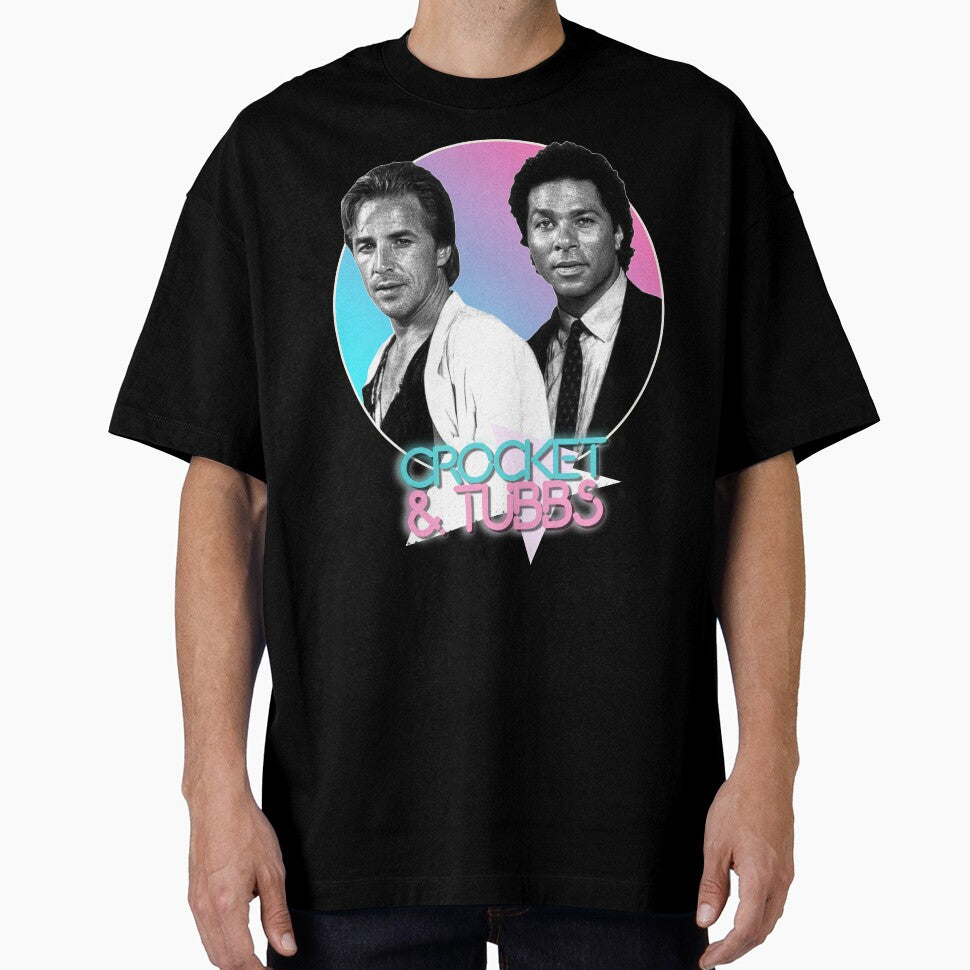 Crockett and Tubbs )( Retro Miami Vice 80s Tribute by acquiesce13