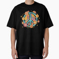 70s 80s Hippie Peace Sign Symbol T-shirt by kdllama