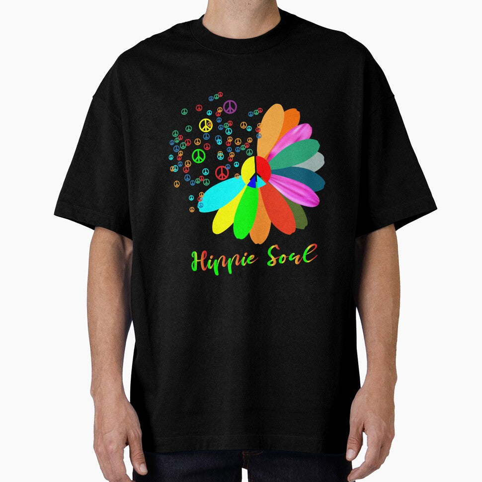 Daisy Peace Sign Hippie Soul , Flower Lovers by shinoshop
