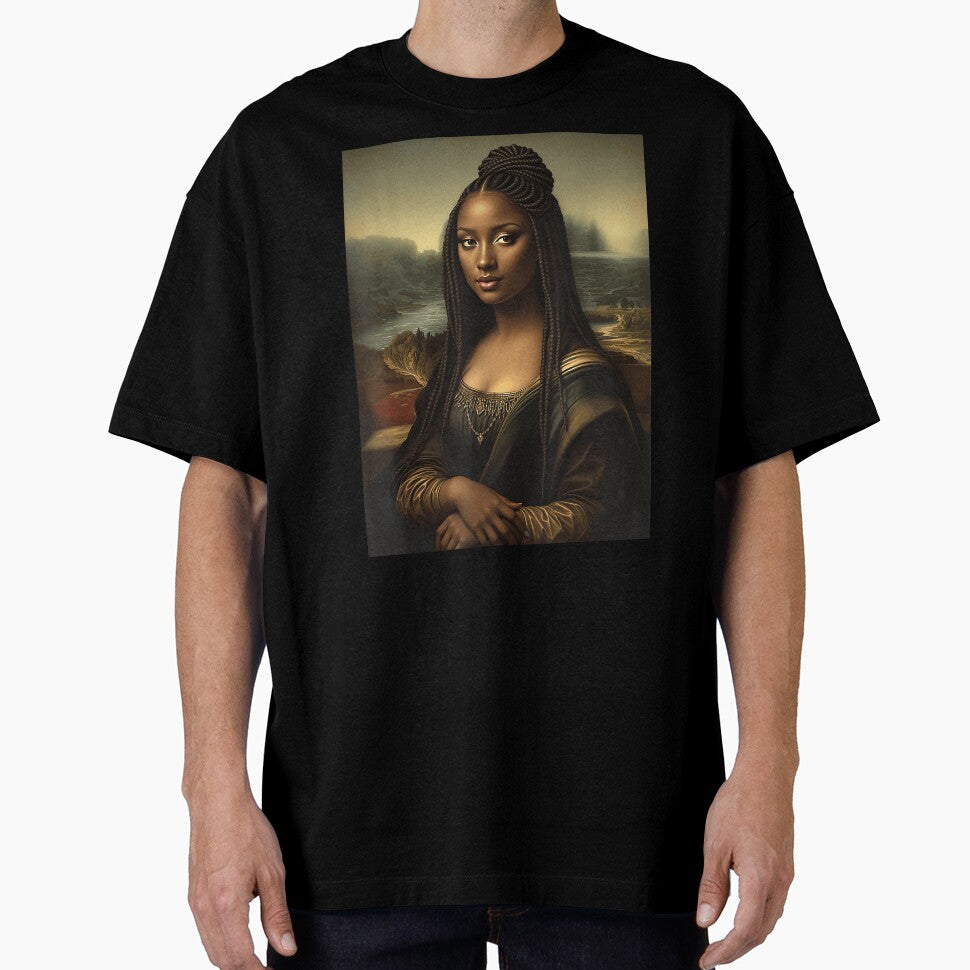 Black Mona Lisa African American Black History Month Funny T by kiemtienquade20