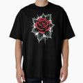 Goth Rose Spikey Burst Tattoo Art Dark Floral Design by Say It With Ink