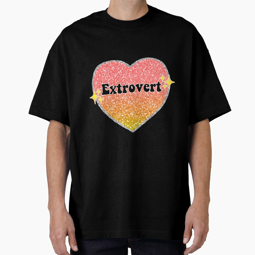 Extrovert ombre heart by Ellie Canhoto