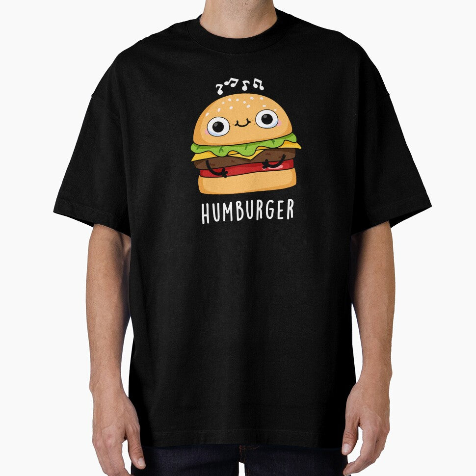 Humburger Funny Burger Puns (Dark BG) by punnybone