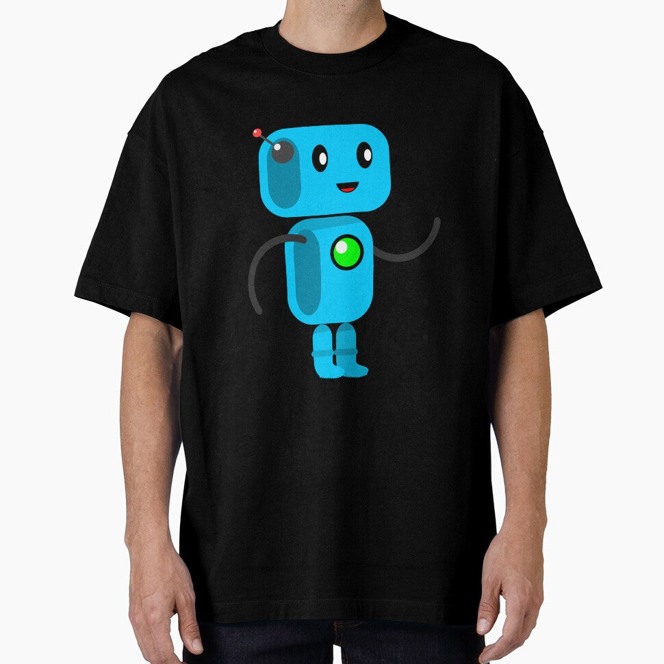 Adorable Robot With A Precious Face Drawn in The Kawaii Style by CreativeCranium