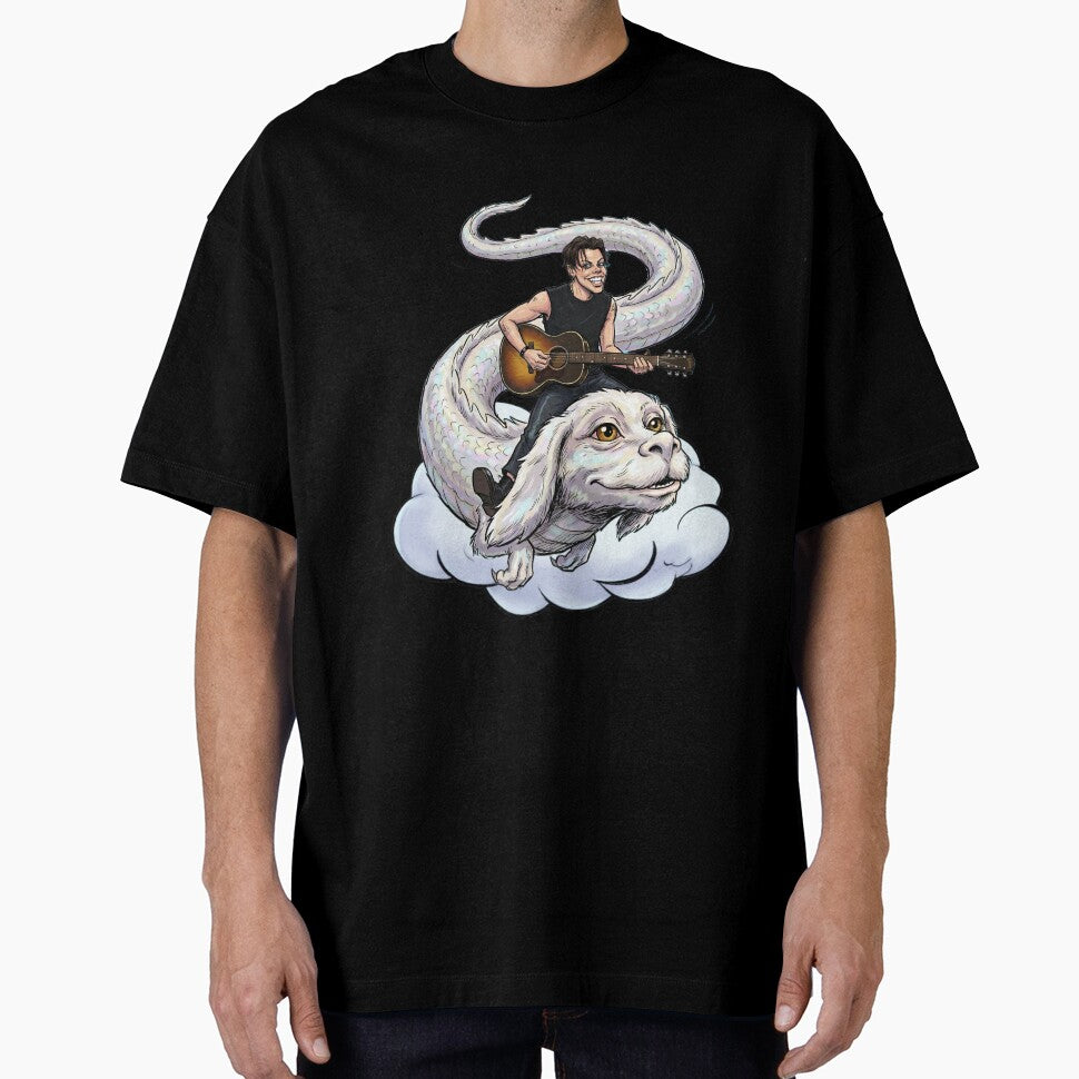 Rock God Riding on Falkor by Imagequest