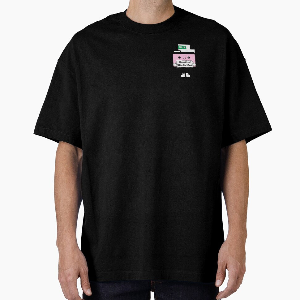I Save Excel Spreadsheet Files Not Lives Cute Funny Work Humor Pink by mariahmoniquedesign