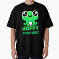 Hoppy to be here! Cute Frog Pun by PMCreative