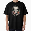 Vintage Skull Dagger Roses Weathered Traditional Tattoo Art by Say It With Ink