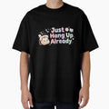 Just Hang Up Already Kawaii Sticker | Funny Office Humor Cute Phone Aesthetic by Eart98