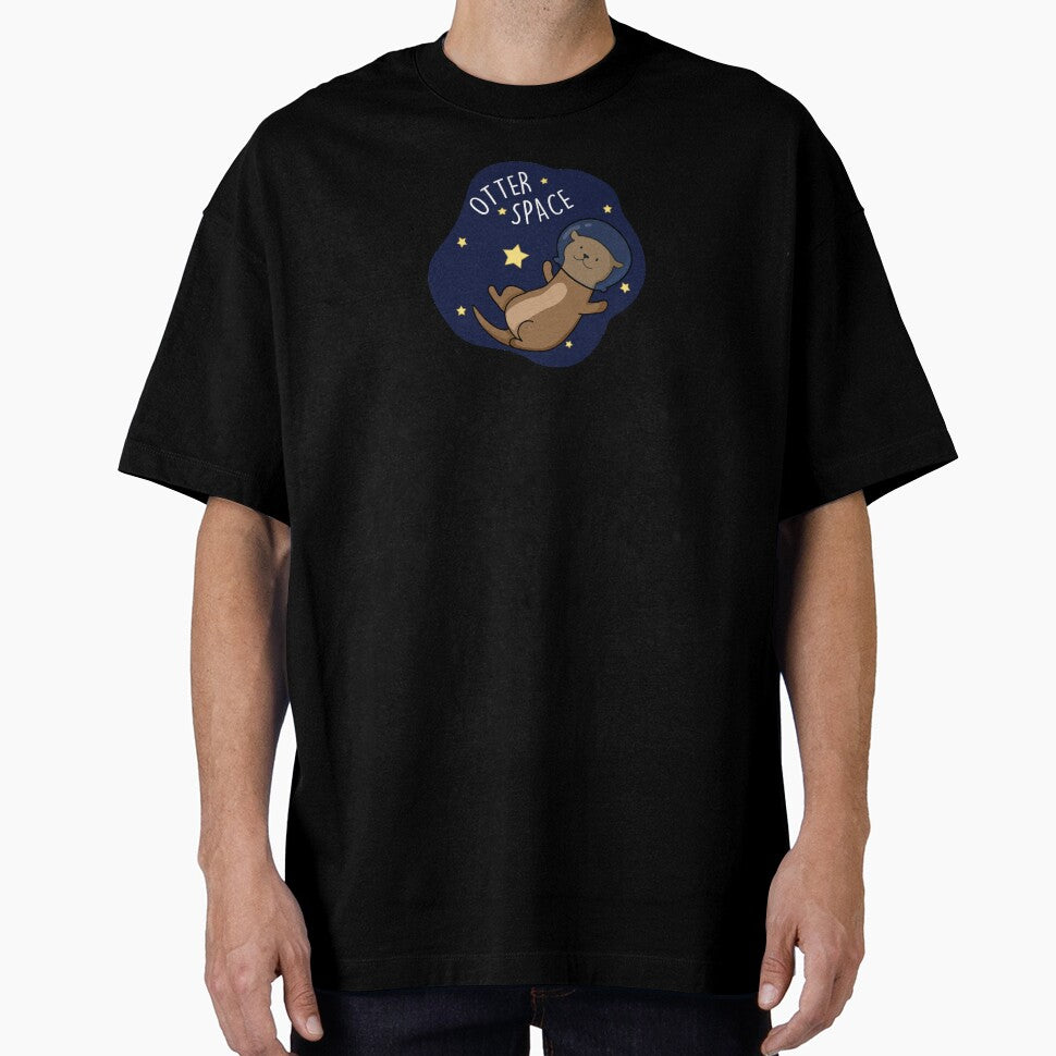 Otter Space Funny Astronaut Funny Animal Pun by punnybone