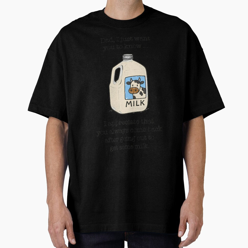 Funny Dad Milk Joke by sanasoniro