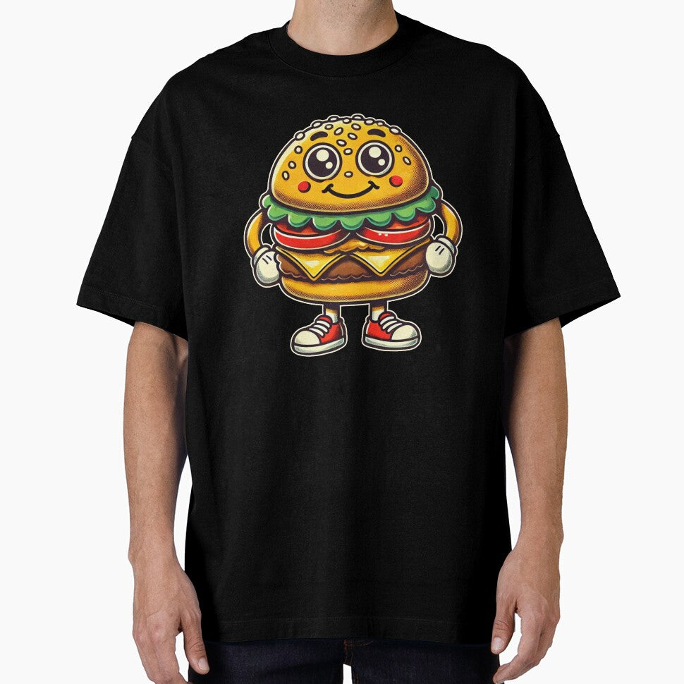 Hamburger Funny Retro Hamburger Lover by BlueBerry-Pengu