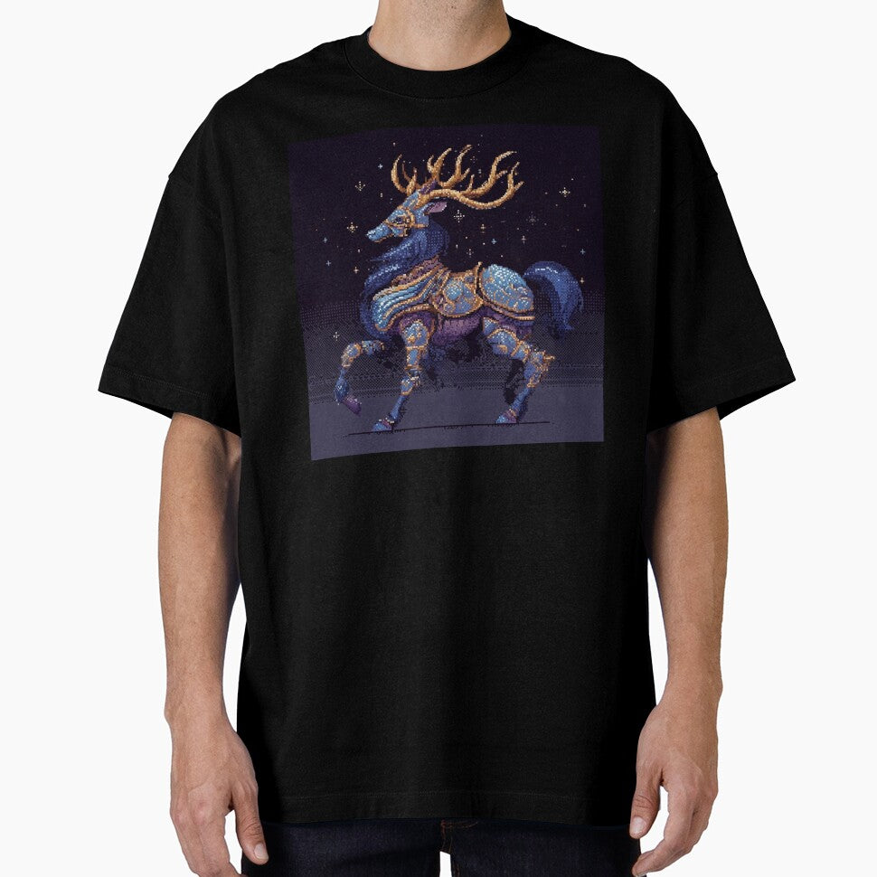 Space Deer Pixel Art by Kaos-Bit