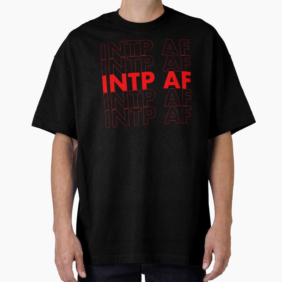INTP AF Red Personality MBTI Funny Shirt by FanaticTee