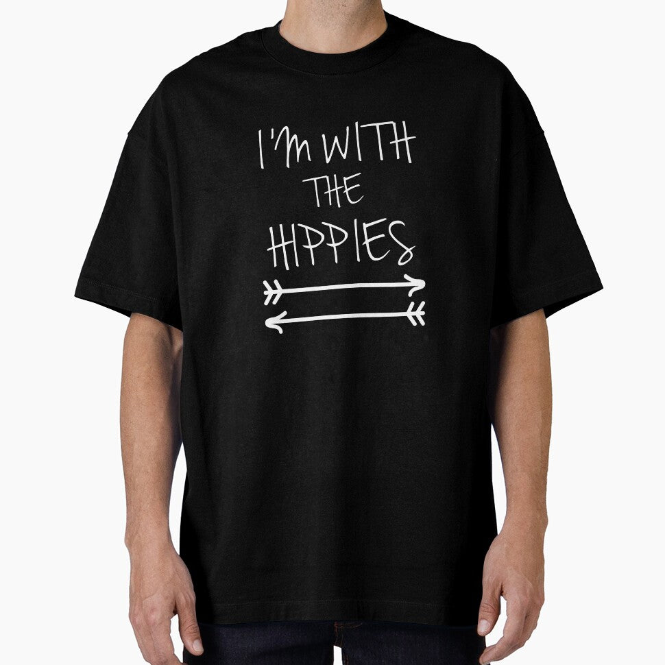 Im I Am With the Hippies BohoBohemian Childrens T Shirt by shoutoutshirtco