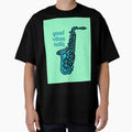 Good Vibes Saxophone 90's Color's Design by chucktownjax
