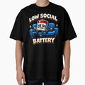 Low Social Battery Funny Introvert Shirt by EventDrop
