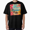 Nostalgic Pop Art Tropical Beach Vintage Postcard-Style by DEC02