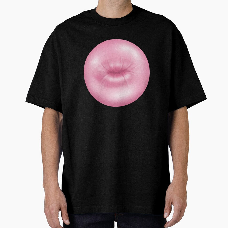 Bubble Gum Pop Lips – Pink Pop Art Illustration by Verycutethings